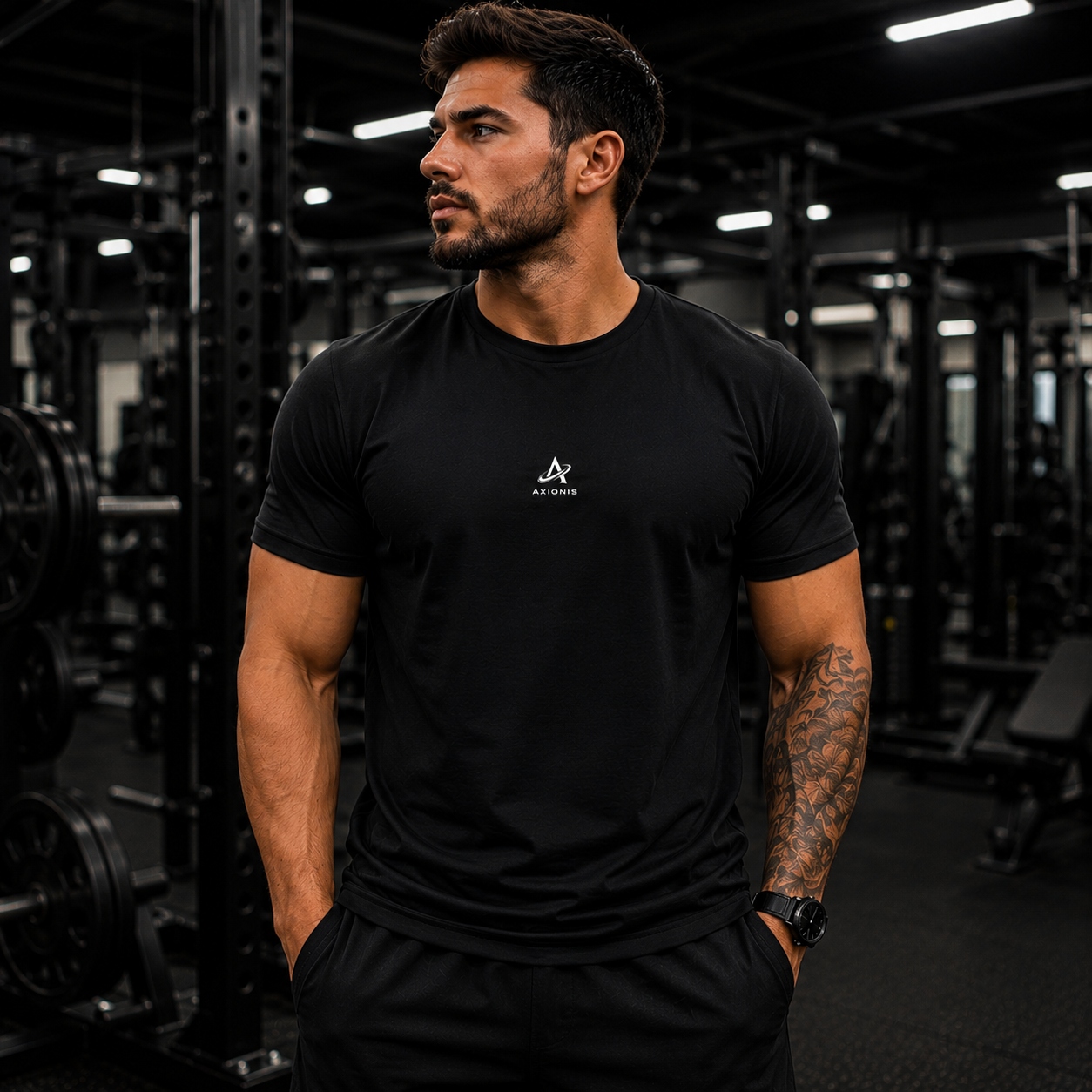 Camiseta  Fit Masculina Axionis