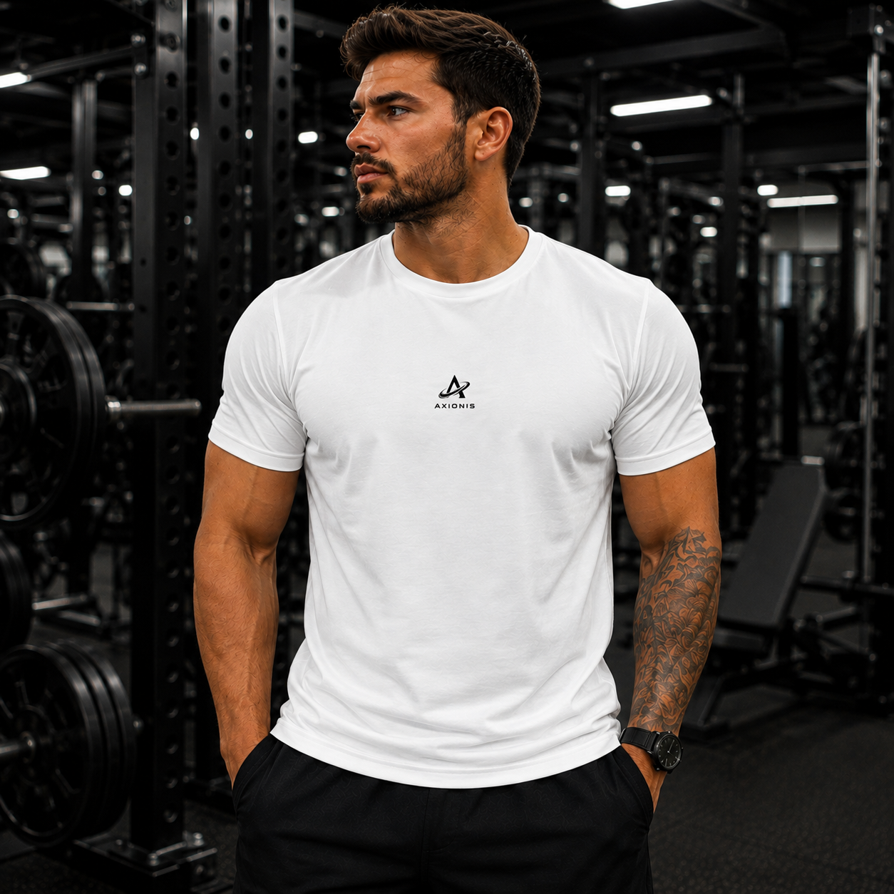 Camiseta  Fit Masculina Axionis